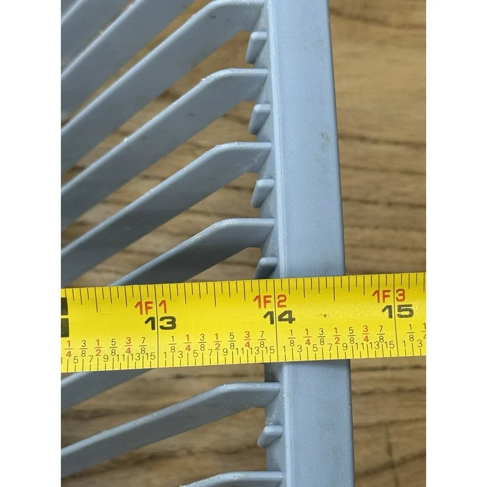 Vintage Rubbermaid Plastic Dish Drip Drying Rack Blue 14.5